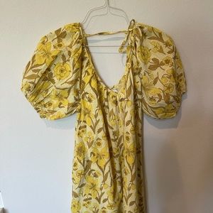 Floral Rustic Doll Dress